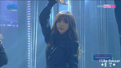 러블리즈 - Destiny 무대 중 케이 엔딩.gif | 인스티즈