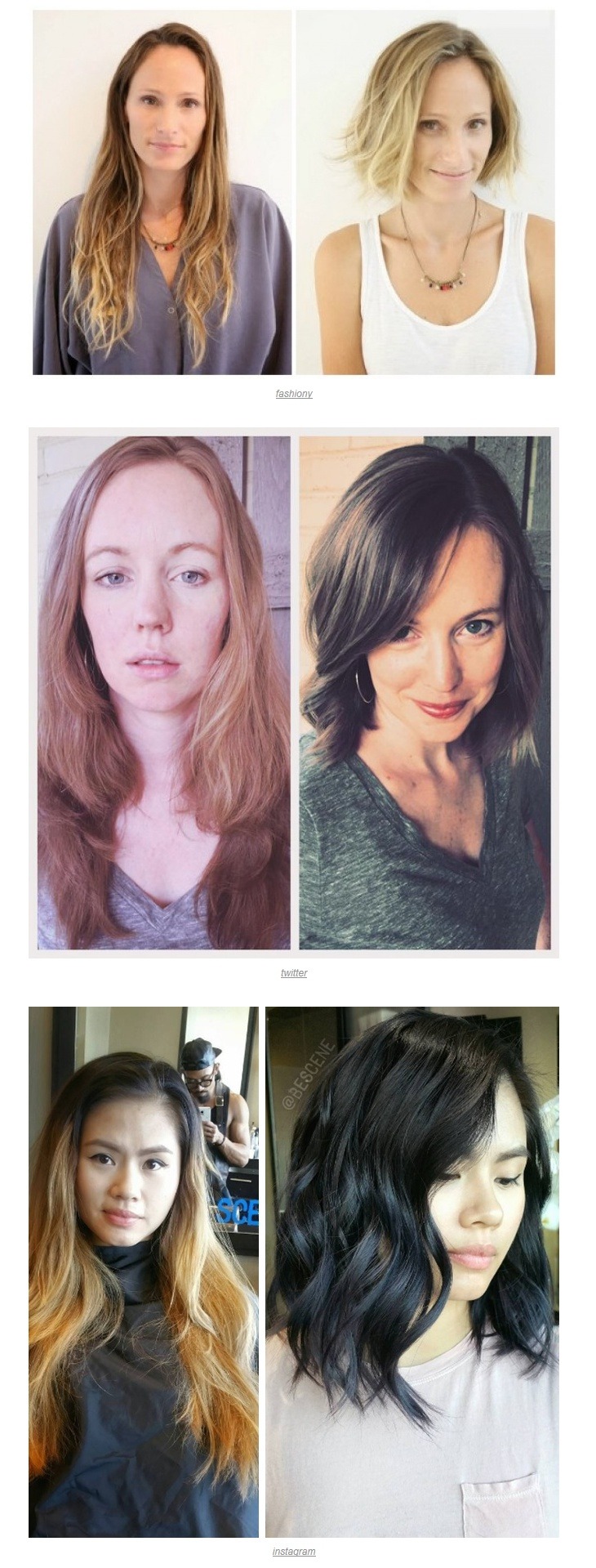 15명의 훈녀가 단발에 도전했쟈냐 다양한 짧은머리 스타일! | 인스티즈