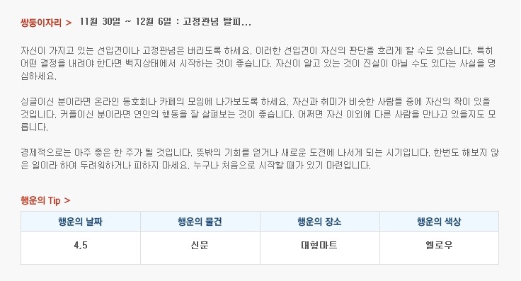 산수도인 주간 별자리 운세 (11월 30일 ~ 12월 6일) | 인스티즈