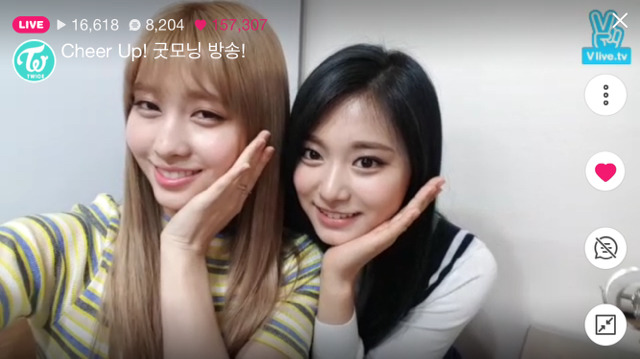 [트와이스] 모모,쯔위 뜬금 모닝방송중 | 인스티즈
