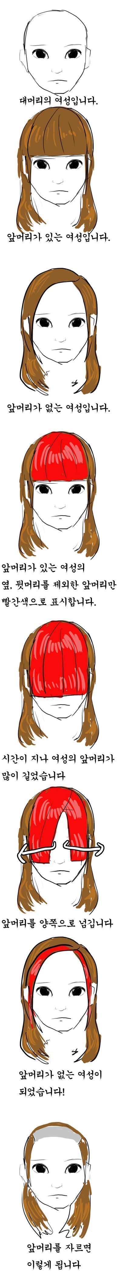 여자들의 앞머리.JPG | 인스티즈