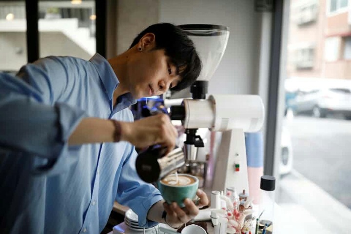 한국인 바리스타 라떼 아트 | 인스티즈