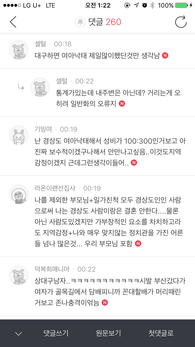 인기글에 올라온 대구남자 인식의 일반화 | 인스티즈