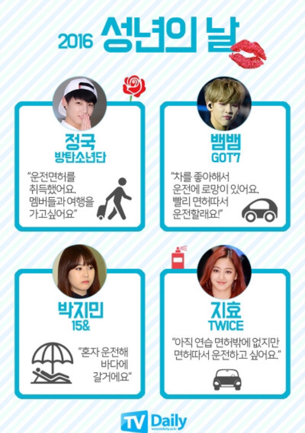 [성년의날] 20살 아이돌들 XX 하고 싶다 | 인스티즈