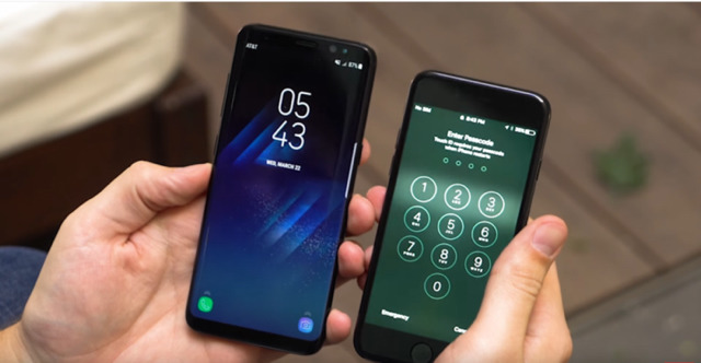 갤럭시8 vs 아이폰7 비교샷 | 인스티즈