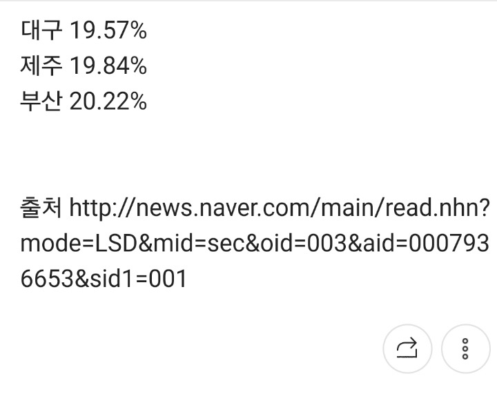 현재 사전투표율 최저 지역 ㄷㄷㄷ.jpg | 인스티즈