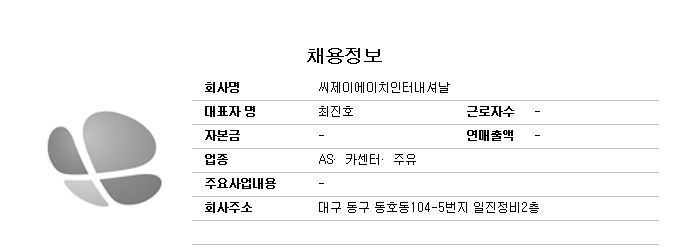 씨제이에이치인터내셔날 이미지