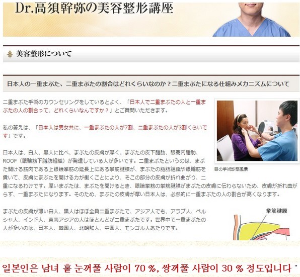 우리나라 쌍꺼풀 비율 32％??? | 인스티즈