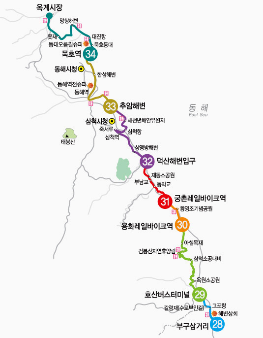 해파랑길 28코스 이미지