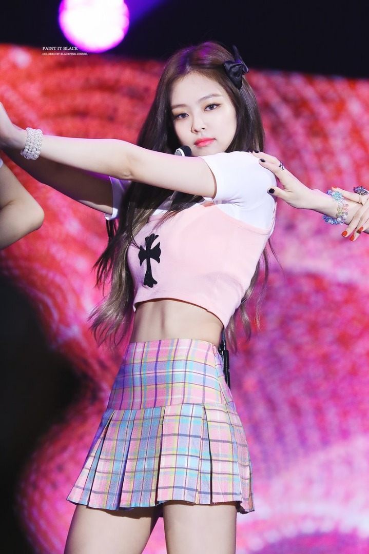 크롭탑이 잘 어울리는 블랙핑크.jpgif | 인스티즈