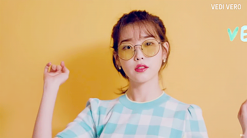 베디베로 안경 아이유.gif | 인스티즈