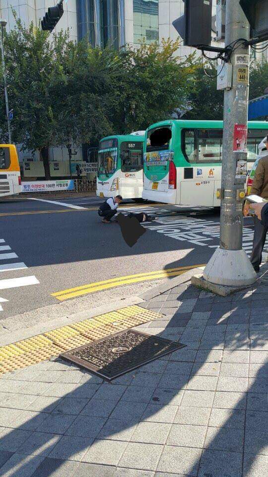 범계 사거리에서 신호위반 버스에 사람 치어 사망,,, | 인스티즈