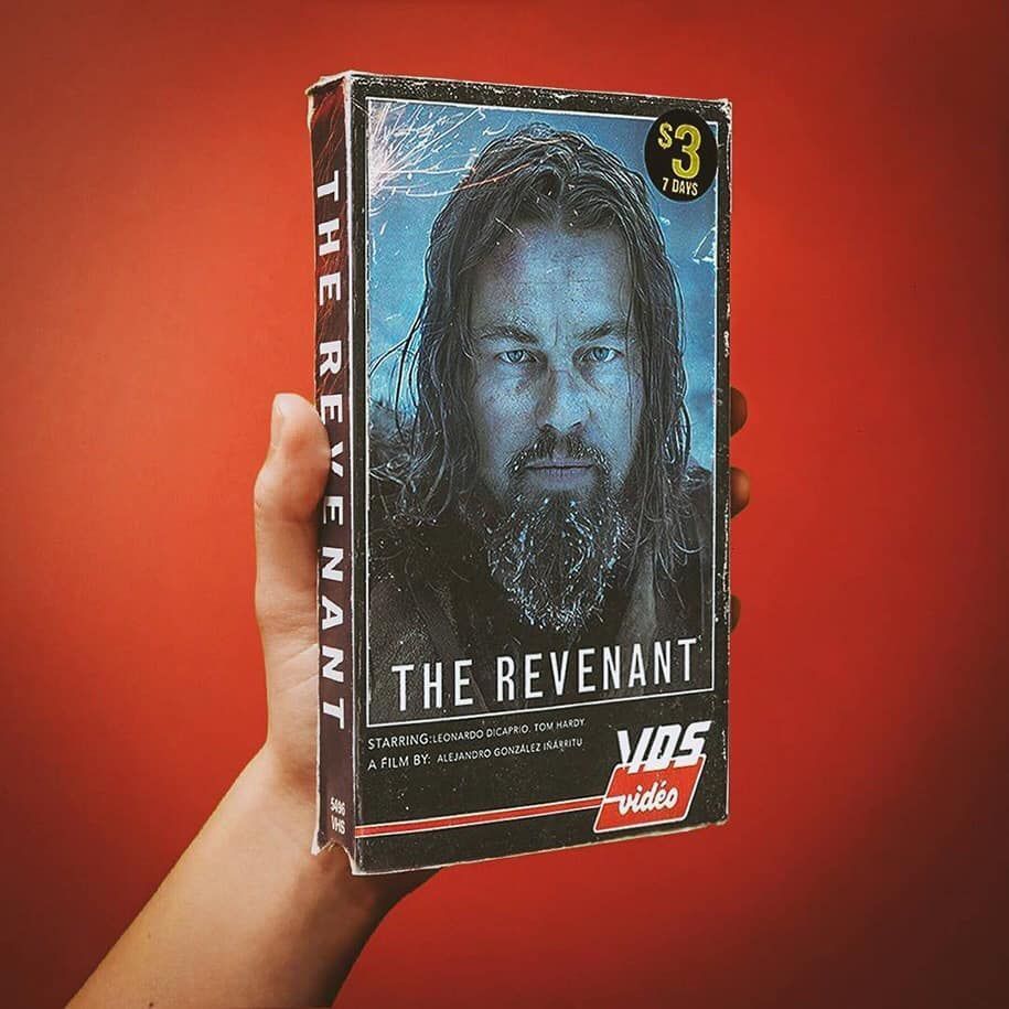 비디오 테이프 커버로 디자인한 영화 포스터 | 인스티즈