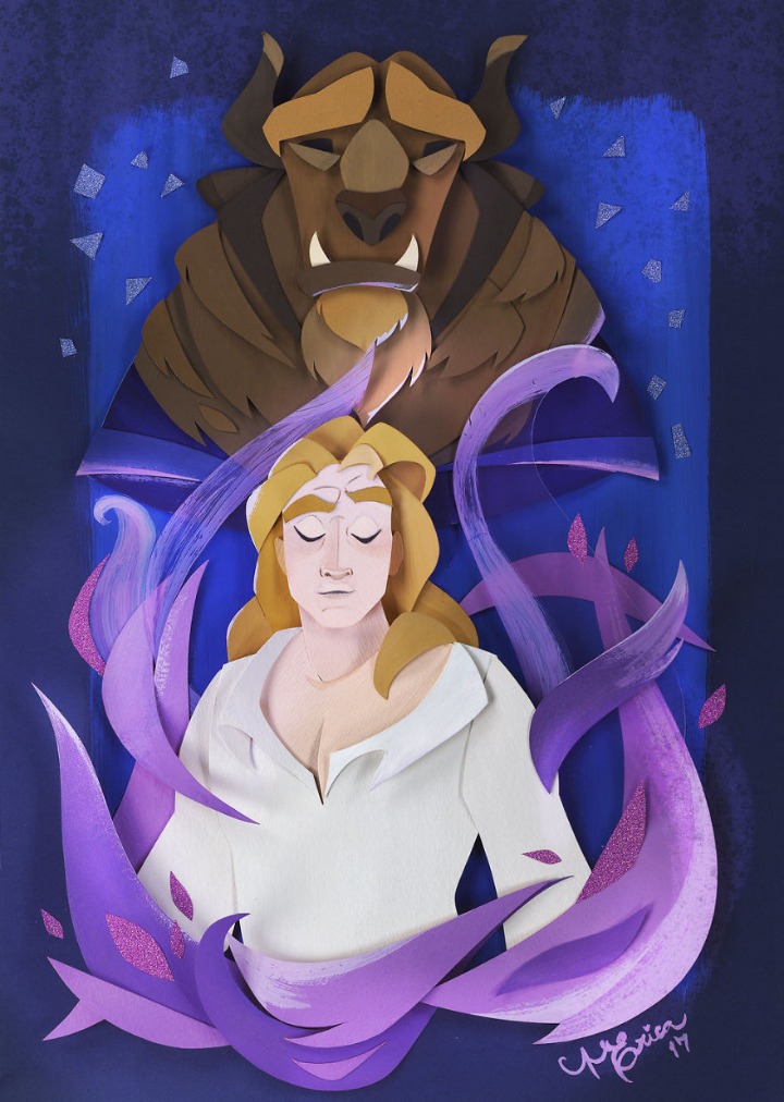 종이로 만든 영화 속 주인공들.jpg | 인스티즈