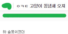 이쯤되면 어느정도인지 궁금해지는 고양이 똥냄새. jpg | 인스티즈