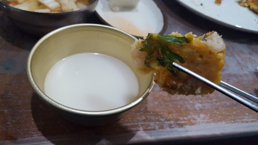 막걸리와빈대떡 이미지