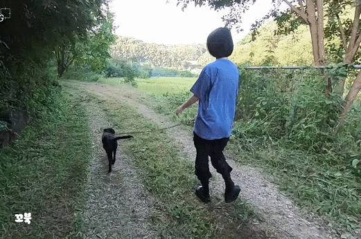 추석날 시골집에 놀러간 여자친구 은하.gif | 인스티즈