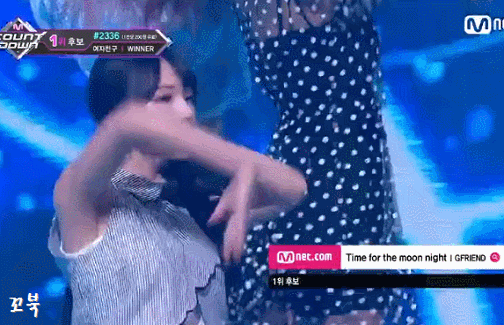180510 엠카운트다운 여자친구 밤.gif | 인스티즈