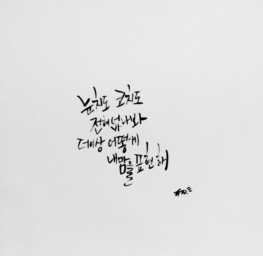 트와이스 노래가사 캘리그라피 모음 (원스라면 자동 음성지원) | 인스티즈