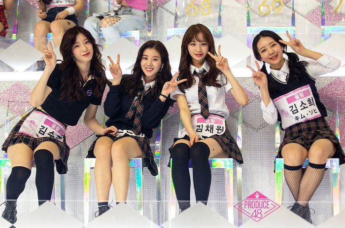 [프듀48] 소속사 퍼포먼스 평가날 비하인드컷 몇 장.jpg | 인스티즈
