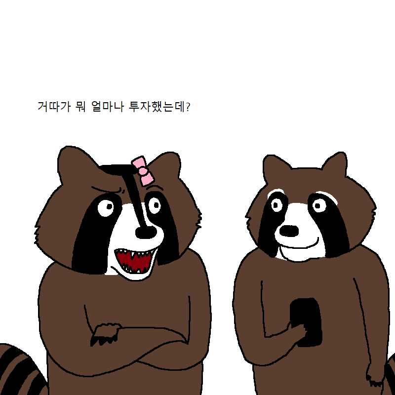 가상화폐 투자했다가 강제 존버하는 너구리 | 인스티즈