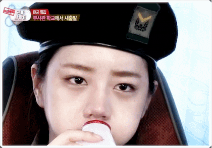 레전드였던 진짜사나이 혜리 먹방 gif | 인스티즈