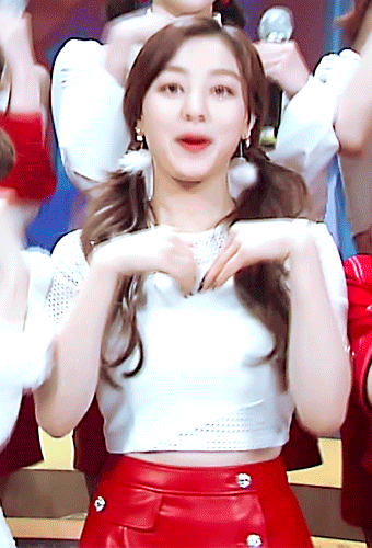 트와이스 지효 양갈래 . gif | 인스티즈