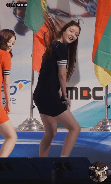 검은색원피스입은 다이아 은진.gif | 인스티즈